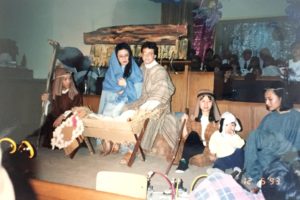 Performance of “Hark the Harold Angels Sing” and a Nativity Scene at the PCCF’s Christmas play.